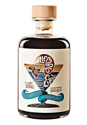 Alembiq Espresso Martini - pre-mixed urban craft cocktail - 50cl - Only Here 4 by HG&S Ltd
