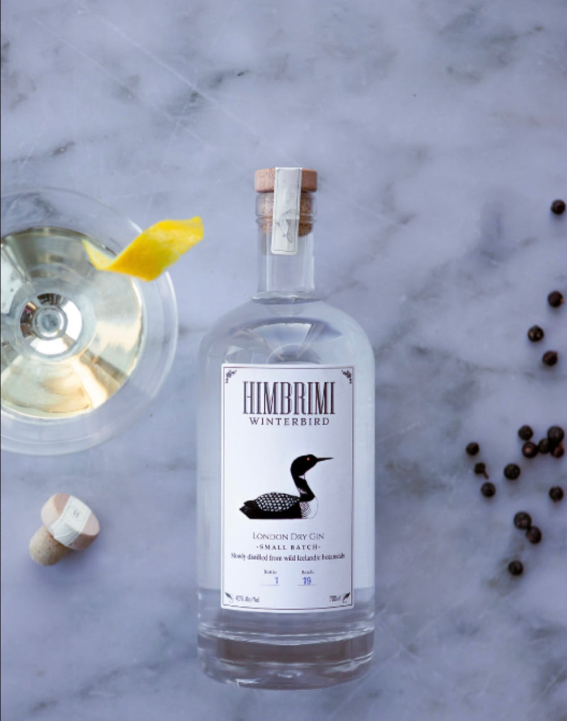 Himbrimi Winterbird ( award winning ) London Dry Gin 50cl 40% ABV