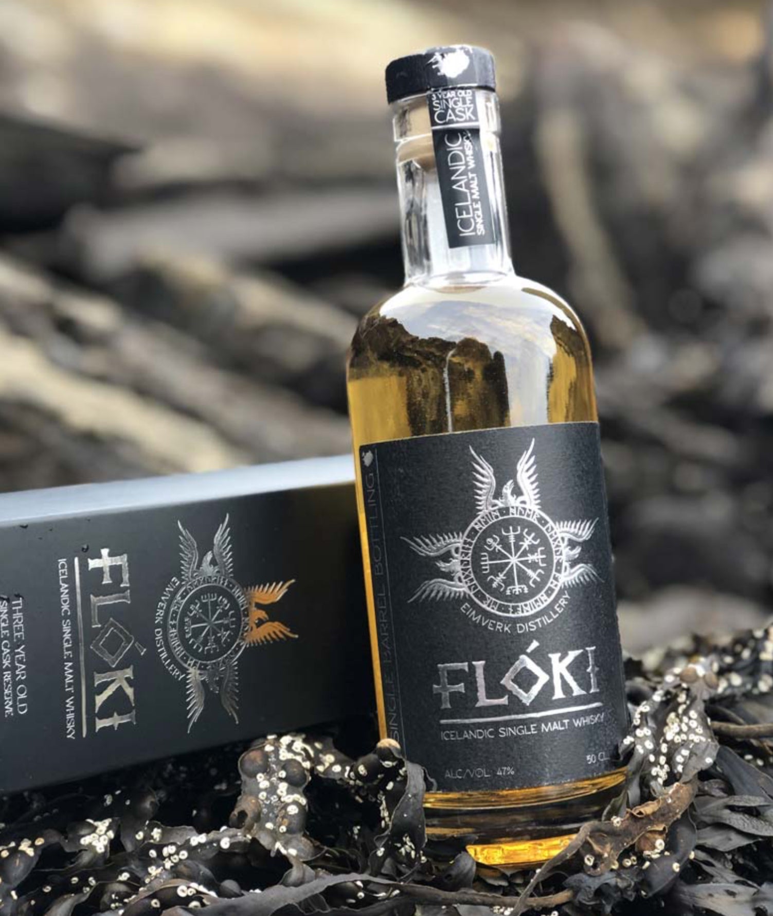 Flóki Icelandic Single Malt Whisky  - new 70cl bottles
