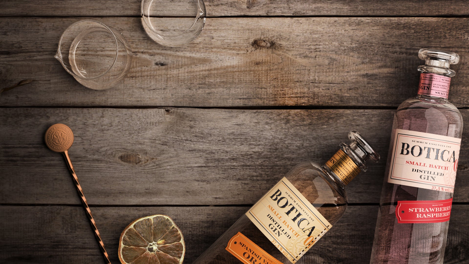 BOTICA .01 Spanish Valencian Orange Gin - 70cl - Only Here 4 by HG&S Ltd