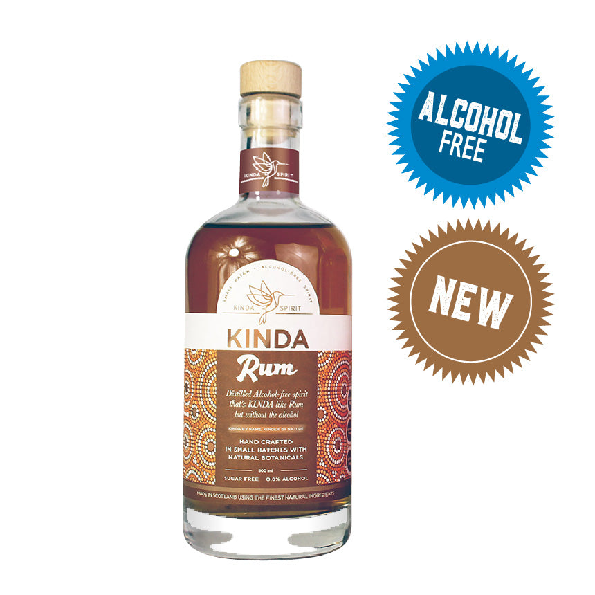KINDA Rum 50cl - Alcohol-free Rum - Scotland