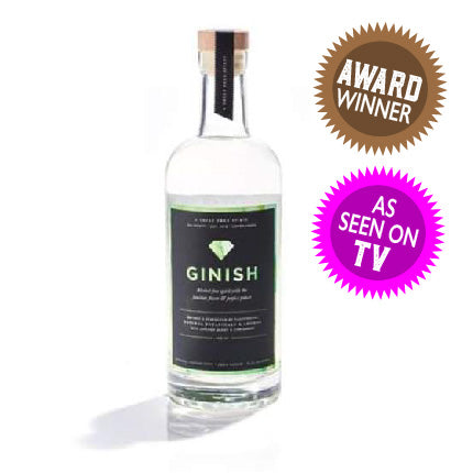 GinISH 50cl - 'Alcohol free' alternative to Gin (only 0.5% abv) - Danish - Only Here 4 by HG&S Ltd