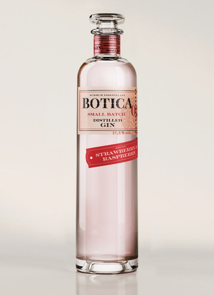 BOTICA .02 Strawberry & Raspberry Gin - 70cl - Only Here 4 by HG&S Ltd