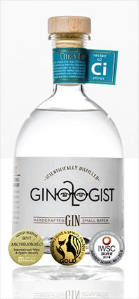 Ginologist Citrus Small Batch Gin - (recipe 02) 75cl - South African - Only Here 4 by HG&S Ltd