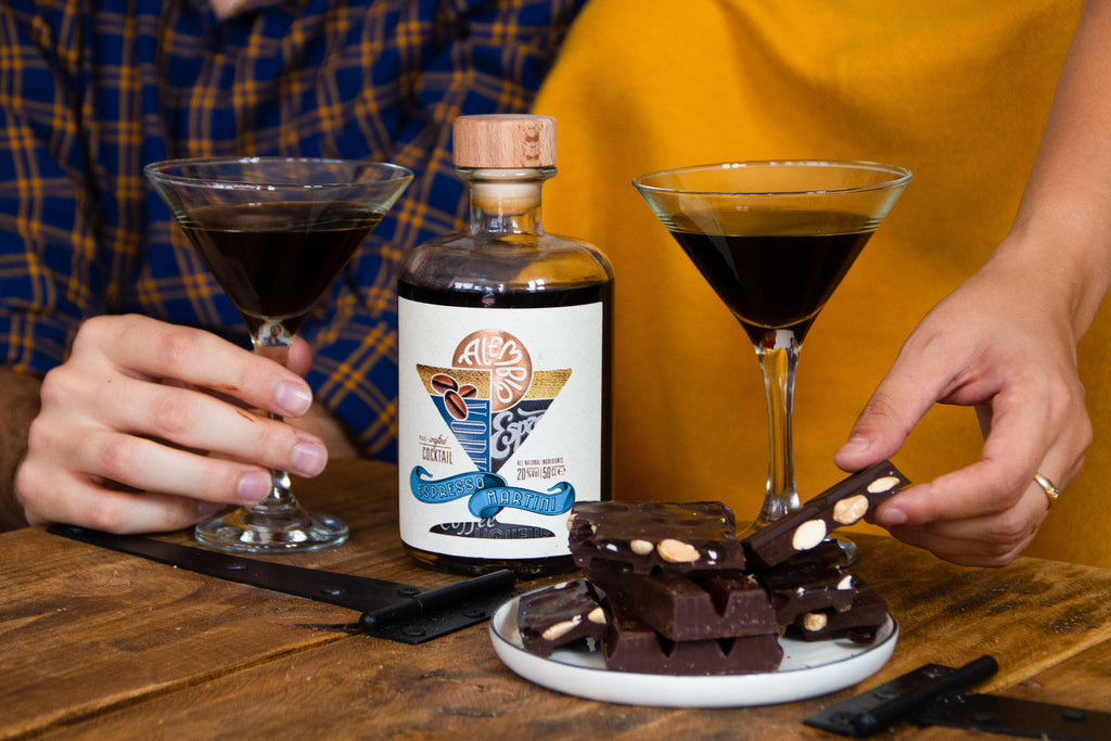 Alembiq Espresso Martini - pre-mixed urban craft cocktail - 50cl