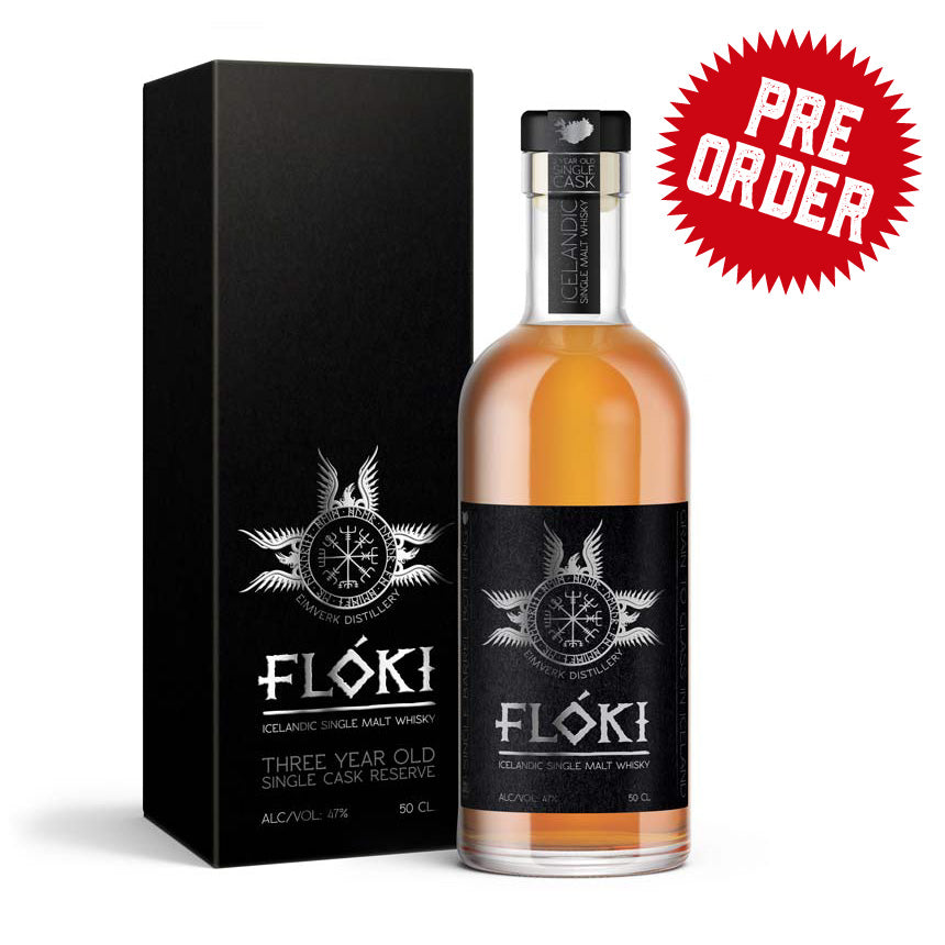 Flóki Icelandic Single Malt Whisky  - new 70cl bottles