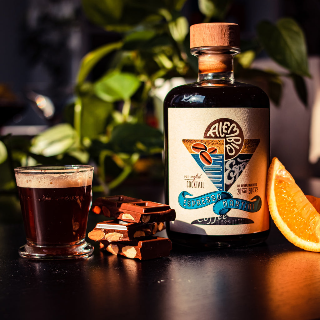 Alembiq Espresso Martini - pre-mixed urban craft cocktail - 50cl