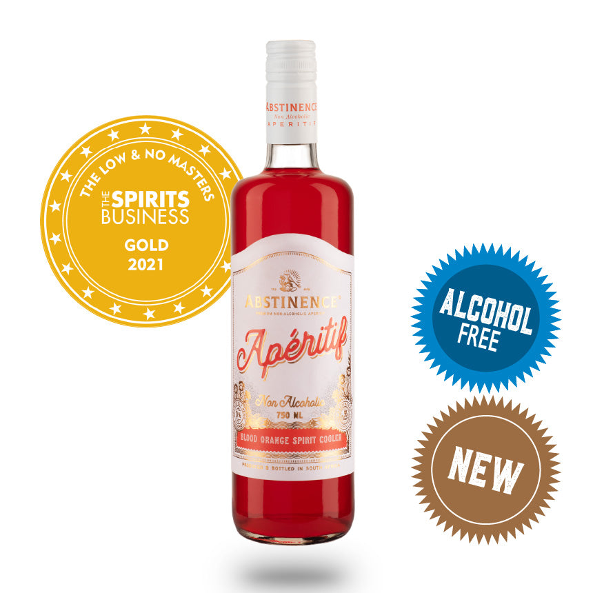 Abstinence Premium Distilled Non-Alcoholic Blood Orange Aperitif (75cl) from SA