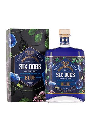 Six Dogs Blue Gin (75cl) - South Africa - Only Here 4 by HG&S Ltd