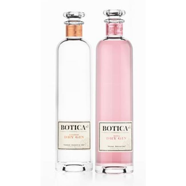 BOTICA .05 Rosa Distilled Gin 70cl & BOTICA .03 London Dry Gin 70cl - Only Here 4 by HG&S Ltd