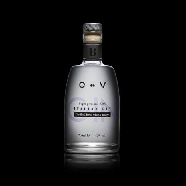O de V Super Premium 100% Italian Gin - Black - 0.7 Ltr Bottle - Only Here 4 by HG&S Ltd